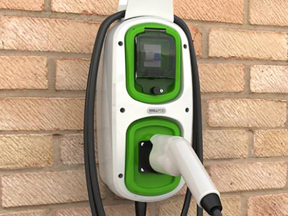 Electric vehicle charger installation by Craig Garner Electrical Ltd. Surrey